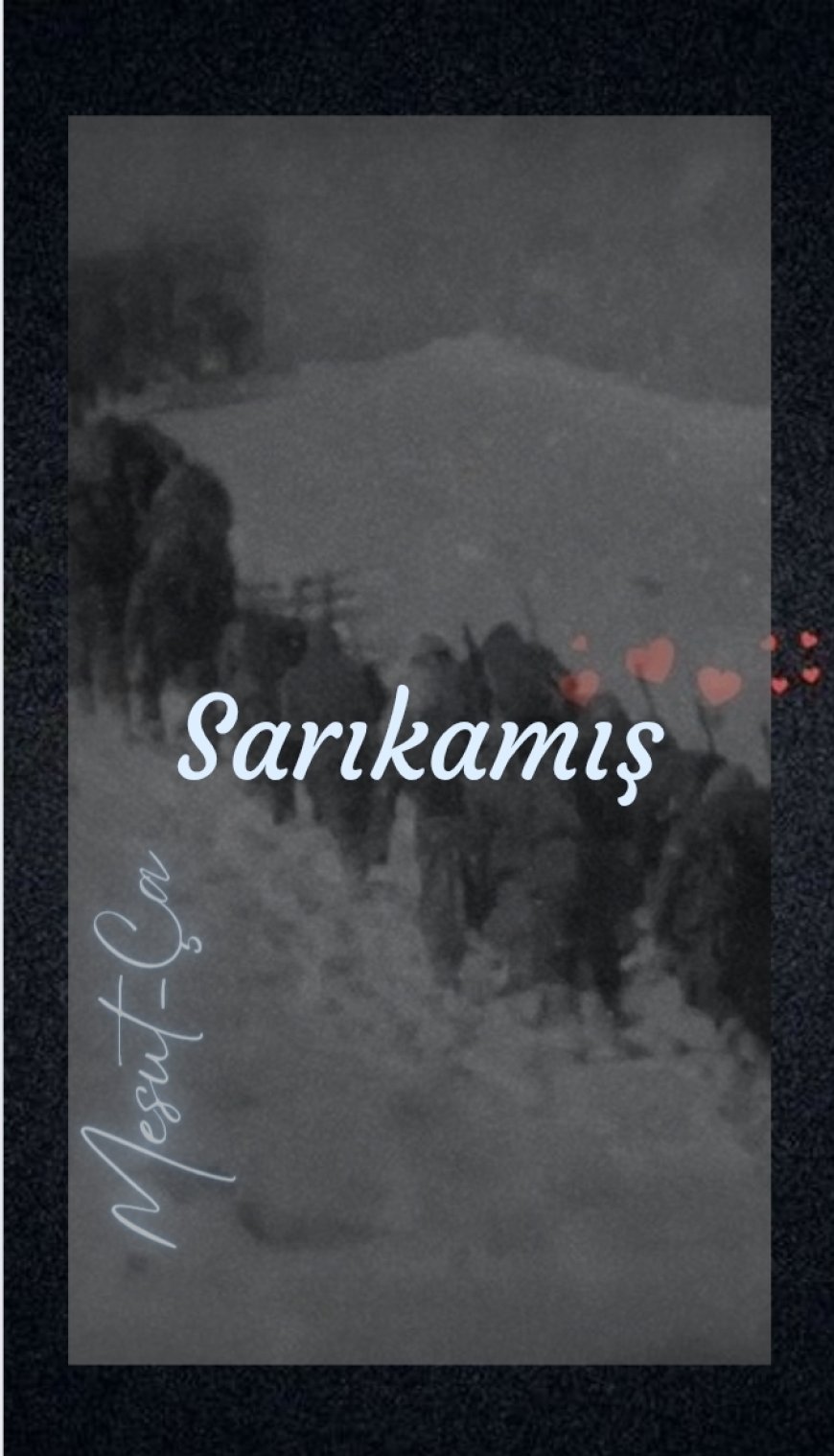 Sarıkamış Şehitlerine İthafen
