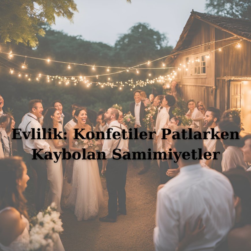 Evlilik: Konfetiler Patlarken Kaybolan Samimiyetler