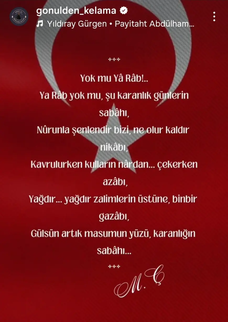 Şiir (Şehitlere İthafen)