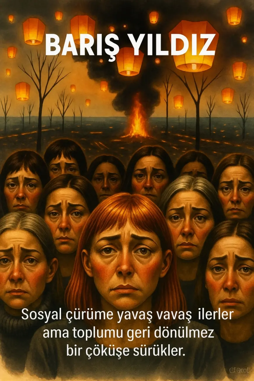 ÇÜRÜMENİN EŞİĞİNDE BİR ÜLKE YA DA YAŞAMA SEVİNCİNİN SÖNDÜĞÜ YER