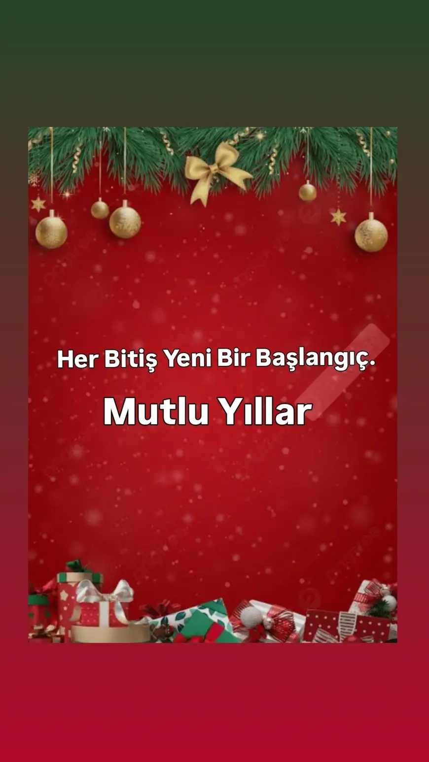 Her Bitiş Yeni Bir Başlangıç.