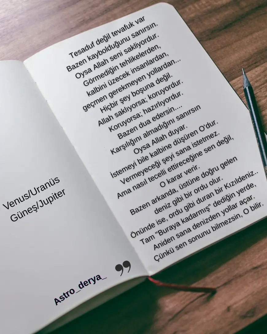 Güneş/Jupiter     Venüs/ Uranüs