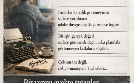 EMEĞİN GÖRÜNMEYEN YÜZÜ