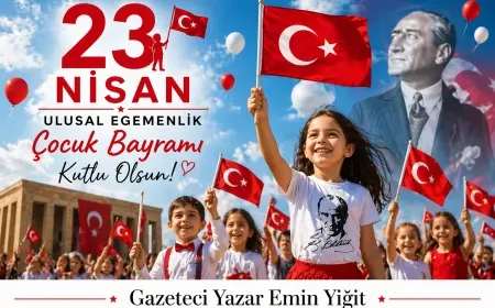 23 Nisan Ulusal Egemenlik ve Çocuk Bayramı Kutlu Olsun 🇹🇷