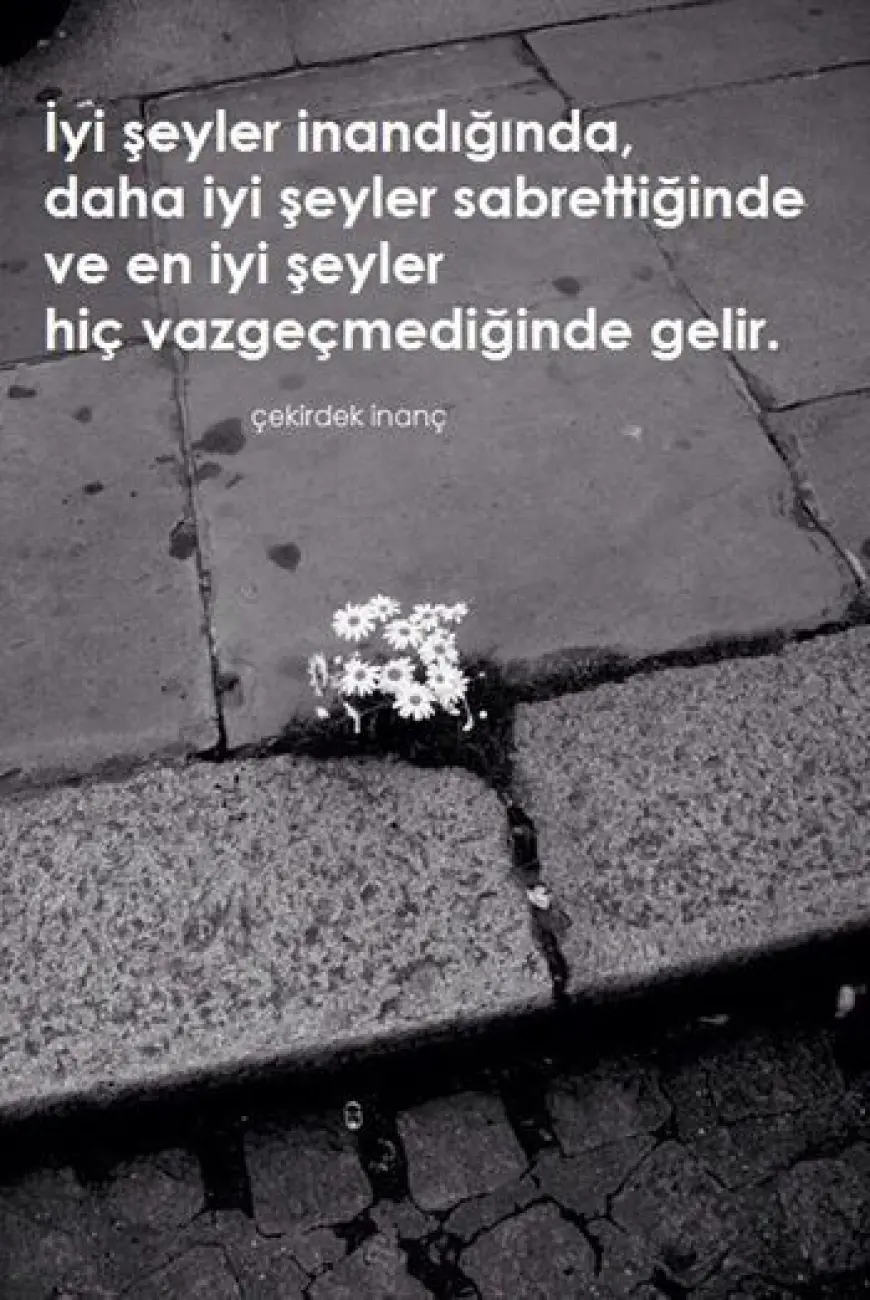 İyi olmayı denedin mi hiç?