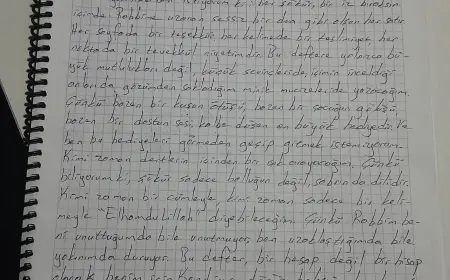Günlüğün Sessiz Sırrı Şükür Defteri