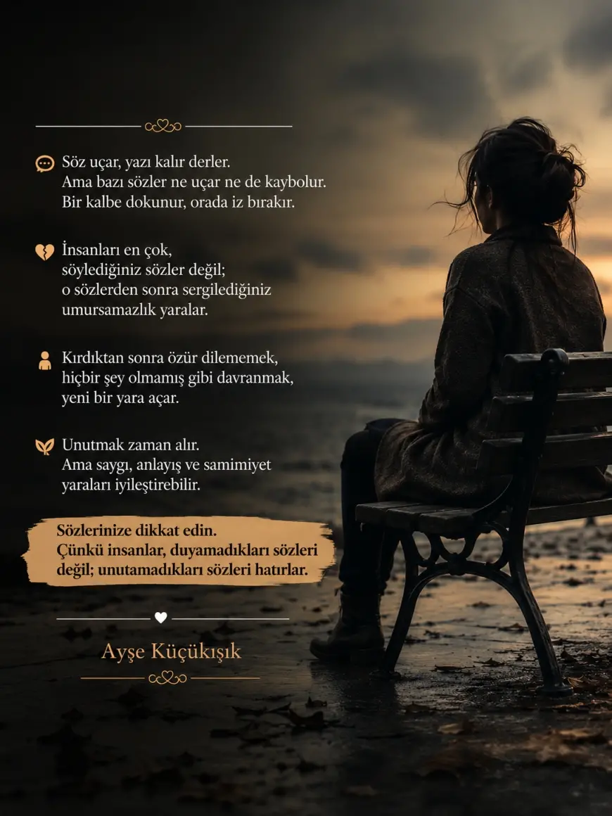 HİÇ BİR ŞEY OLMAMIŞ GİBİ DAVRANAMAZSINIZ