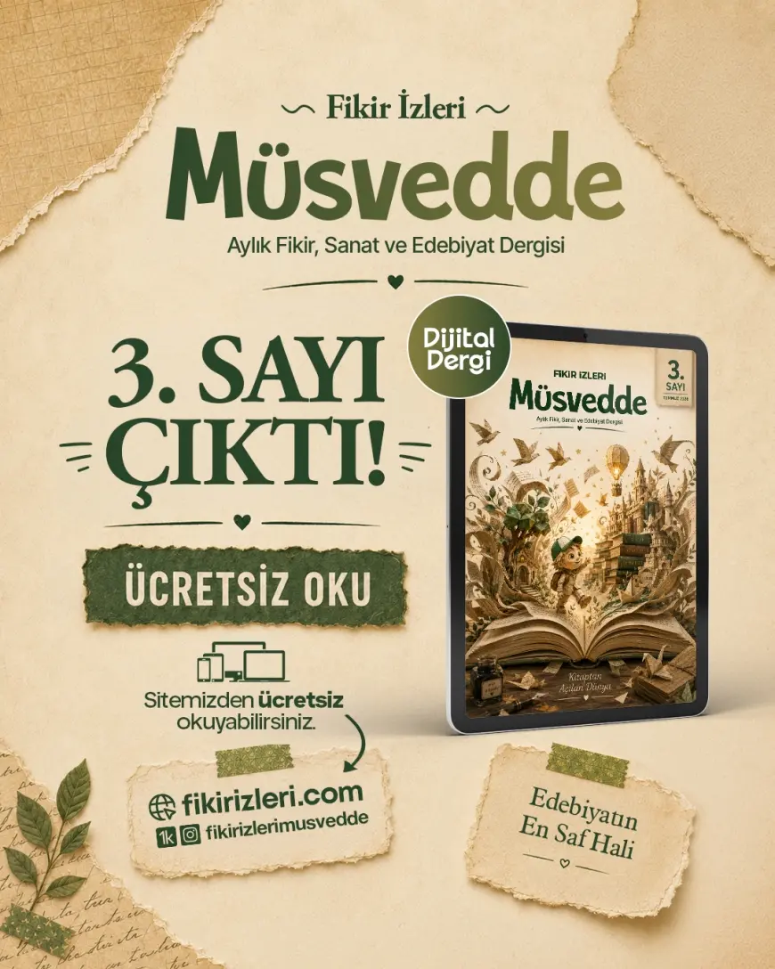 Fikir İzleri Müsvedde Dergisi 3.Sayı Çıktı!