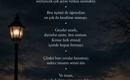 SESSİZLİĞİN İÇİNDE