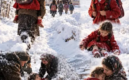 ALMANYA TRENİ 46. BÖLÜM – KARLI OKUL YOLU