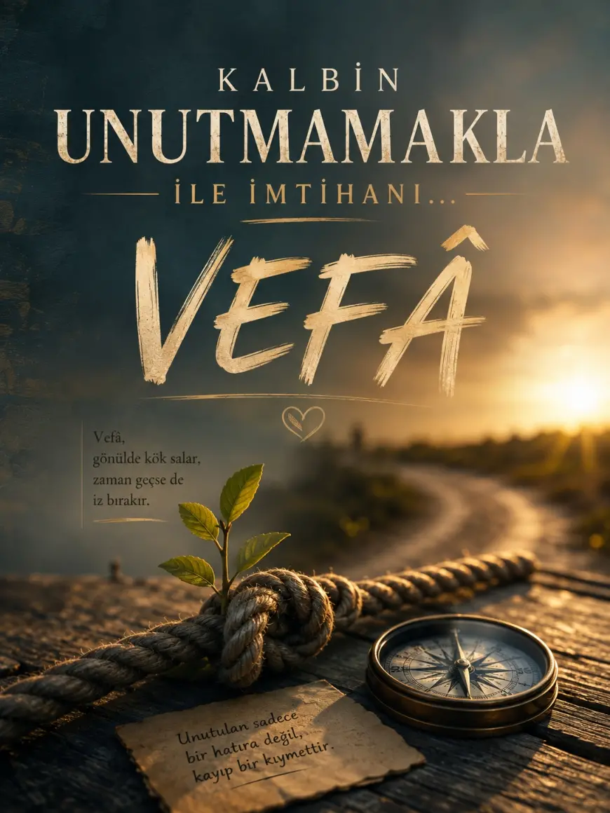 KALBİN UNUTMAMAKLA İLE İMTİHANI…VEFÂ