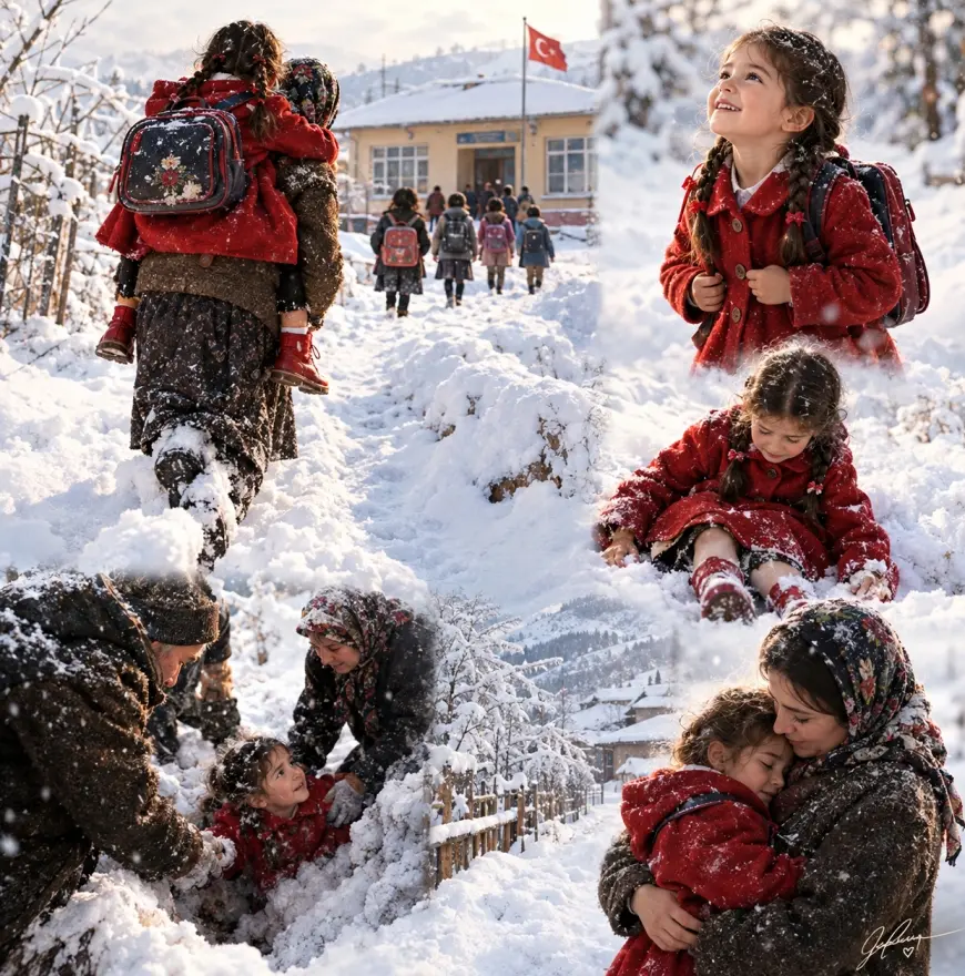 ALMANYA TRENİ 46. BÖLÜM – KARLI OKUL YOLU