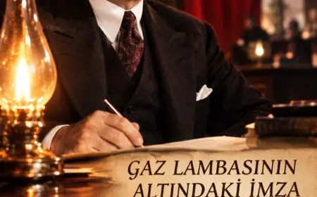 GAZ LAMBASININ ALTINDAKİ İMZA