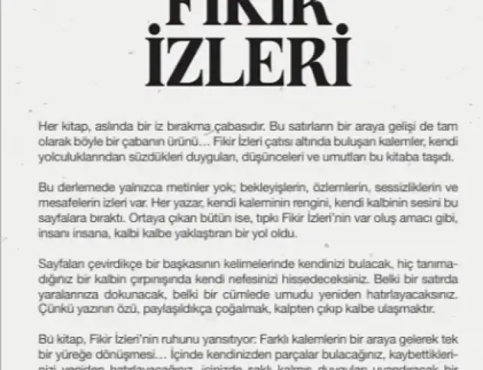 FİKRİMİN İZLERİ
