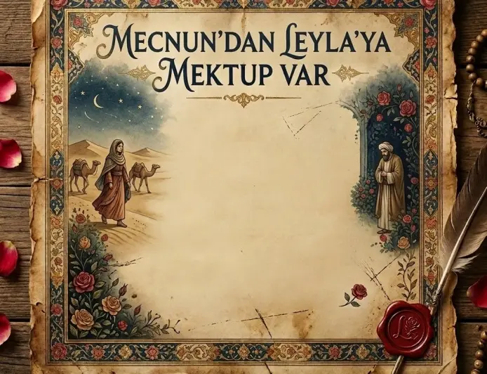 MECNUN’DAN LEYLA’YA MEKTUP VAR